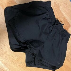 Child’s Black Athletic Shorts with Built-in Spandex
